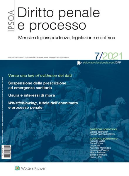 Diritto Penale e Processo – Luglio 2021
