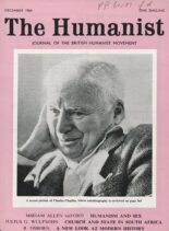 New Humanist – The Humanist, December 1964