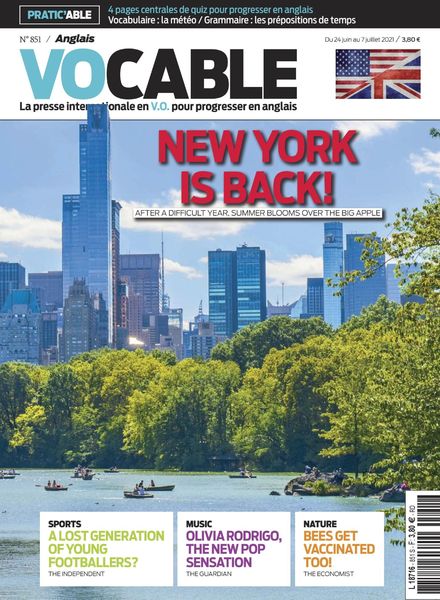 Vocable Anglais – 24 Juin 2021