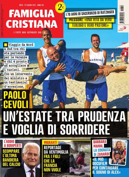 Famiglia Cristiana – 27 Giugno 2021