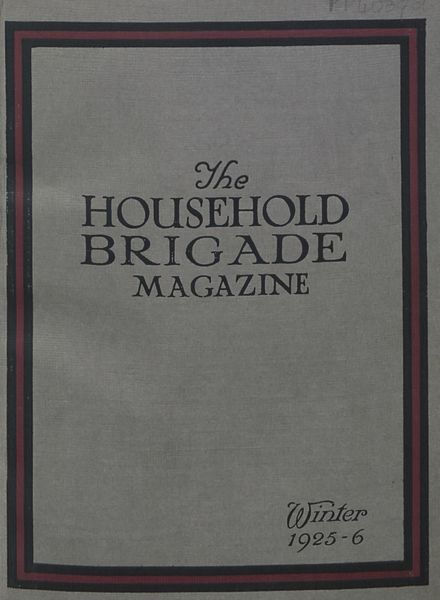 The Guards Magazine – Winter 1925-6