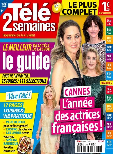 Tele 2 Semaines – 3 Juillet 2021
