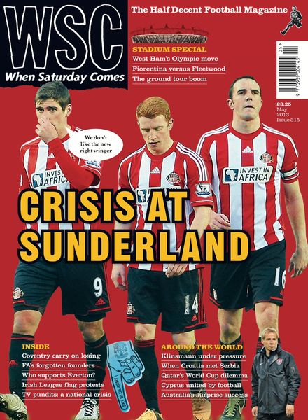 When Saturday Comes – May 2013