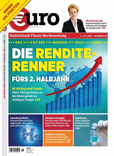 Euro am Sonntag – 02 Juli 2021