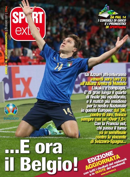 SPORTextra – N.30 aggiornamento – 2 Luglio 2021