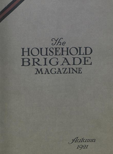 The Guards Magazine – Autumn 1921