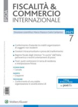 Fiscalita & Commercio Internazionale – Luglio 2021