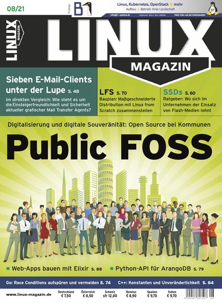 Linux Magazin germany – August 2021