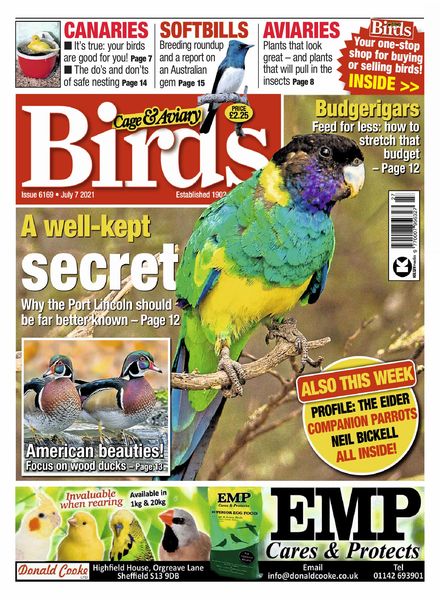 Cage & Aviary Birds – July 2021