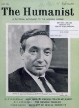 New Humanist – The Humanist, July 1963