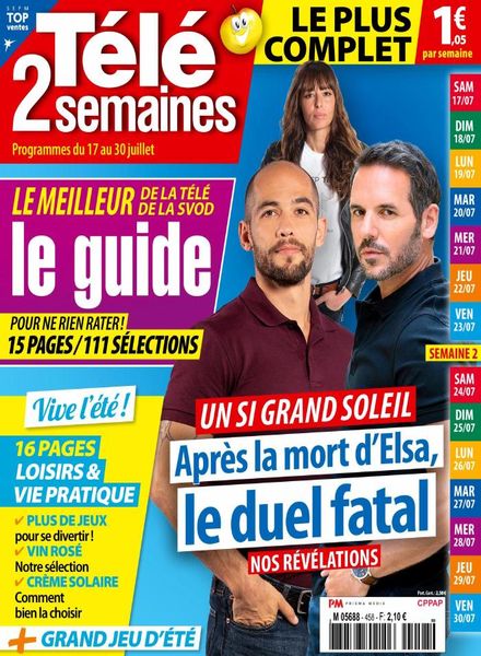 Tele 2 Semaines – 17 Juillet 2021