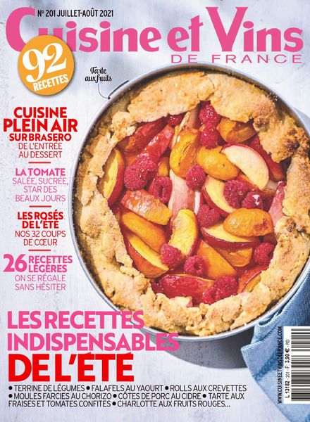 Cuisine et Vins de France – juillet 2021