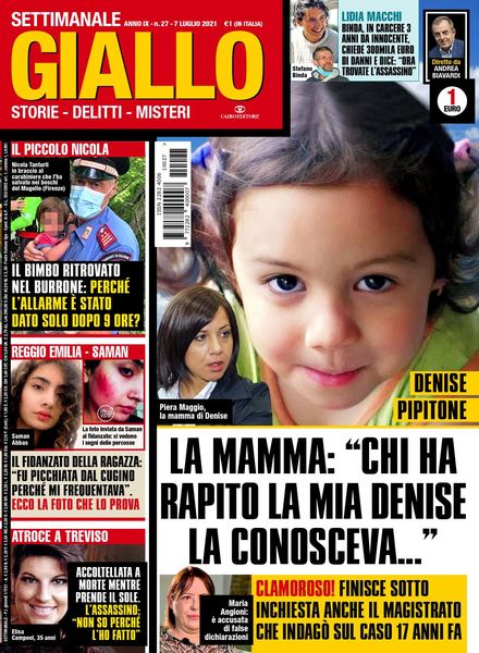 Giallo – 7 Luglio 2021