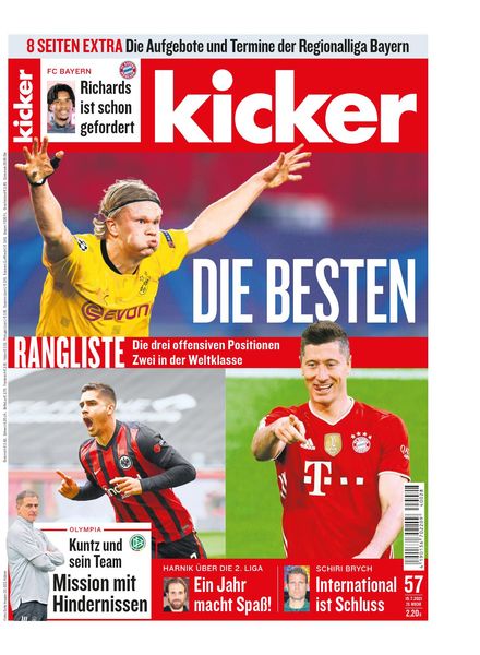 Kicker – 15 Juli 2021