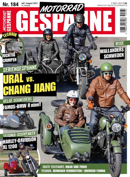 Motorrad Gespanne – Juli 2021