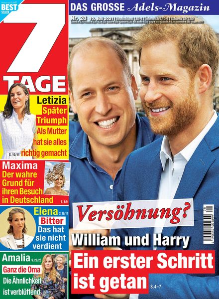 Sieben Tage – 10 Juli 2021