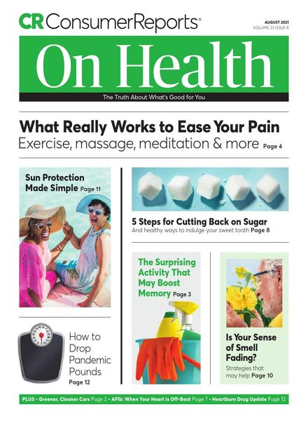 Consumer Reports on Health – August 2021