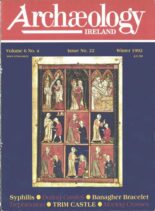 Archaeology Ireland – Winter 1992