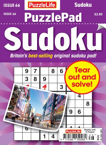 PuzzleLife PuzzlePad Sudoku – 15 July 2021
