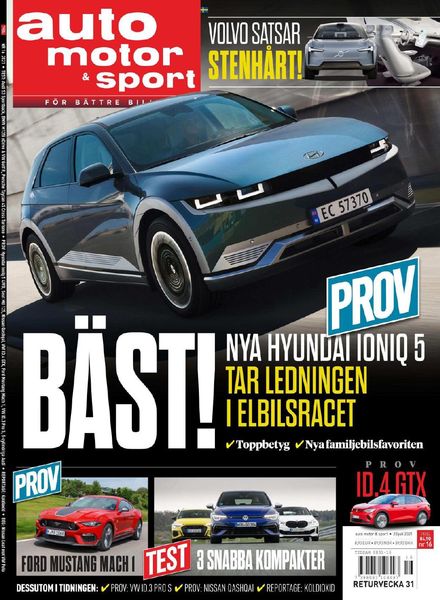 Auto Motor & Sport Sverige – 20 juli 2021