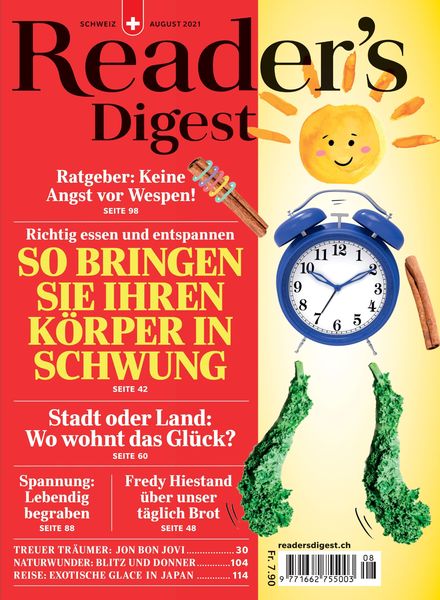 Reader’s Digest Schweiz – Juli 2021