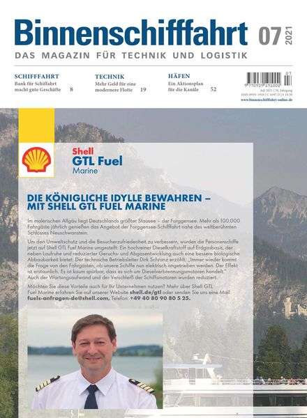 Binnenschifffahrt – Juli 2021