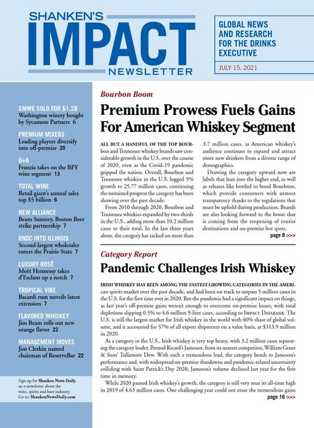 Shanken’s Impact Newsletter – July 15, 2021