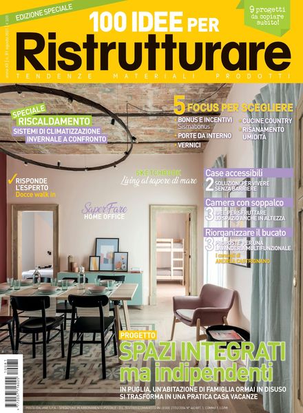100 Idee per Ristrutturare – agosto 2021