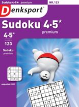 Denksport Sudoku 4-5 premium – 05 augustus 2021