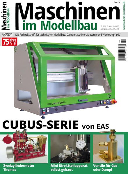 Maschinen im Modellbau – August 2021