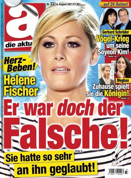 die aktuelle – 14 August 2021