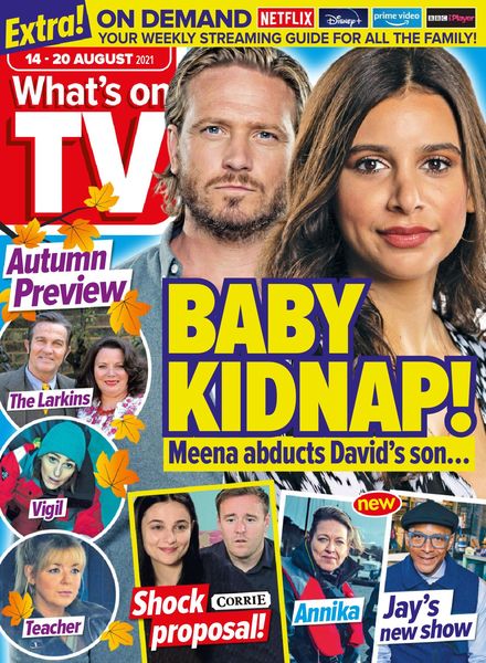What’s on TV – 14 August 2021
