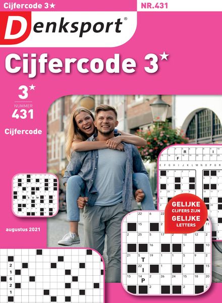Denksport Cijfercode 3 – 12 augustus 2021
