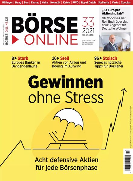 Borse Online – 19 August 2021