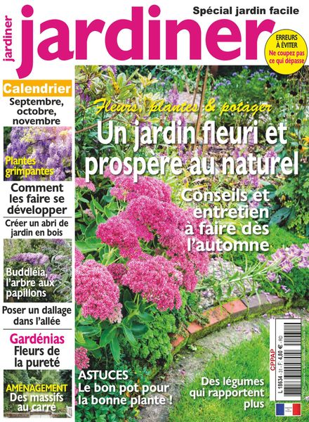 Jardiner – Aout-Octobre 2021