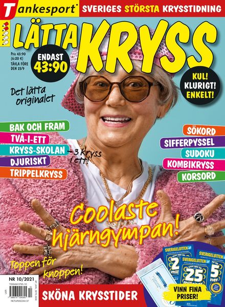 Latta kryss – 19 augusti 2021