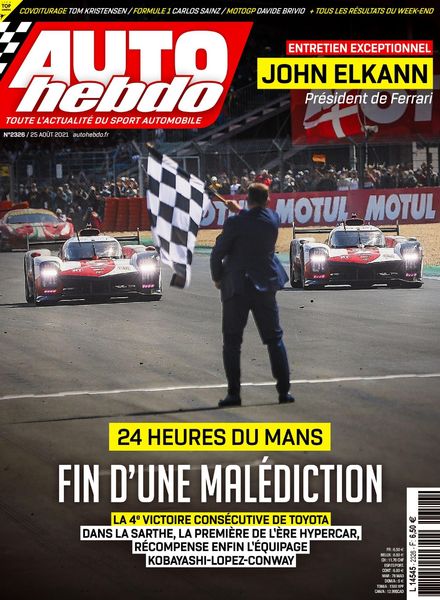 Auto Hebdo – 25 Aout 2021