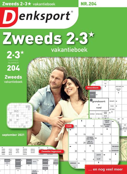 Denksport Zweeds 2-3 vakantieboek – 26 augustus 2021