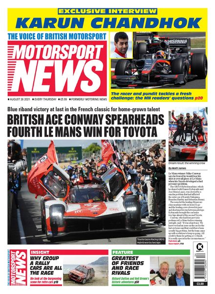 Motorsport News – August 26, 2021