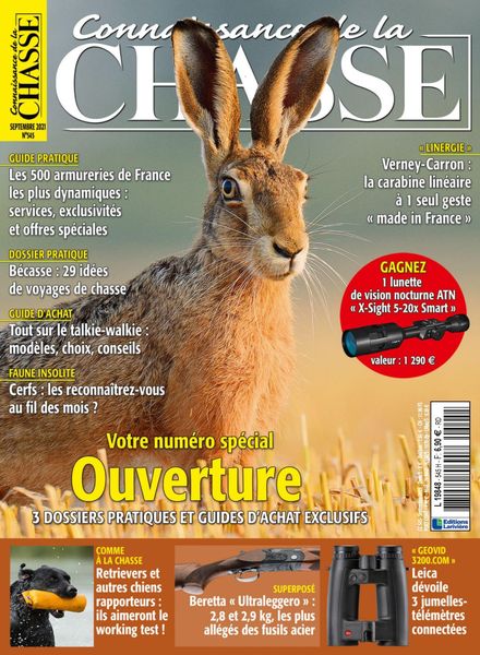 Connaissance de la Chasse – Septembre 2021