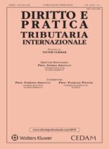 Diritto e pratica tributaria internazionale – Aprile-Giugno 2021