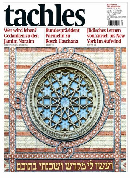 tachles – 03 September 2021