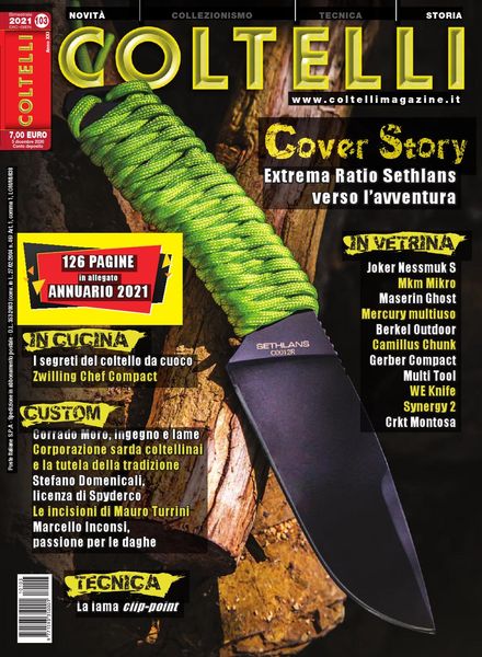 Coltelli – Dicembre 2020 – Gennaio 2021