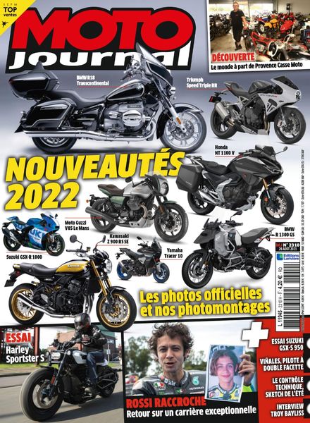 Moto Journal – 26 Aout 2021