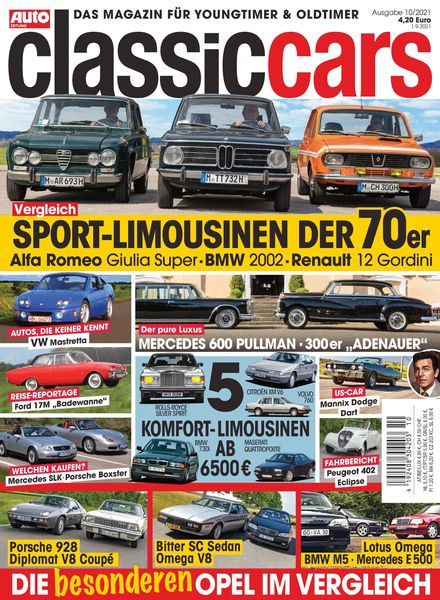 Auto Zeitung Classic Cars – November 2021