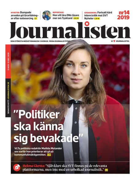 Journalisten – 21 november 2019