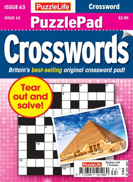 PuzzleLife PuzzlePad Crosswords – 09 September 2021