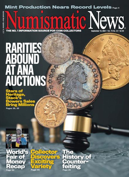 Numismatic News – September 14, 2021