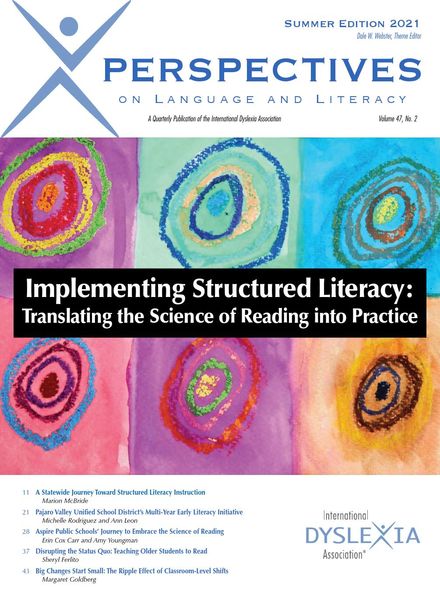 Perspectives on Language And Literacy – Summer 2021