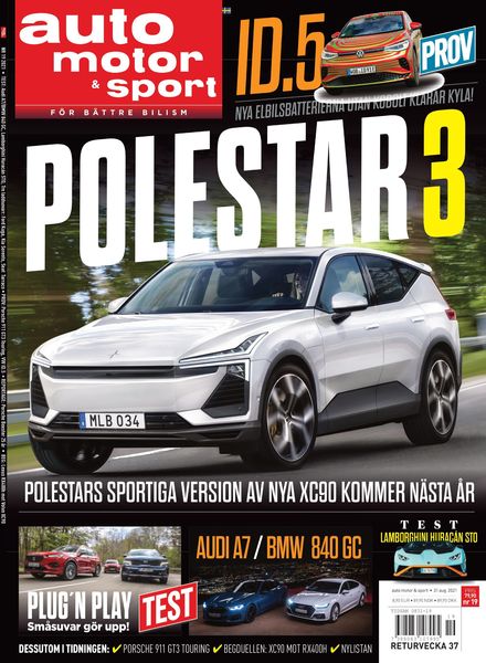 Auto Motor & Sport – 31 augusti 2021